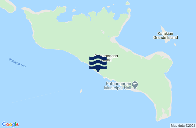 Patnanungan, Philippinesの潮見表地図
