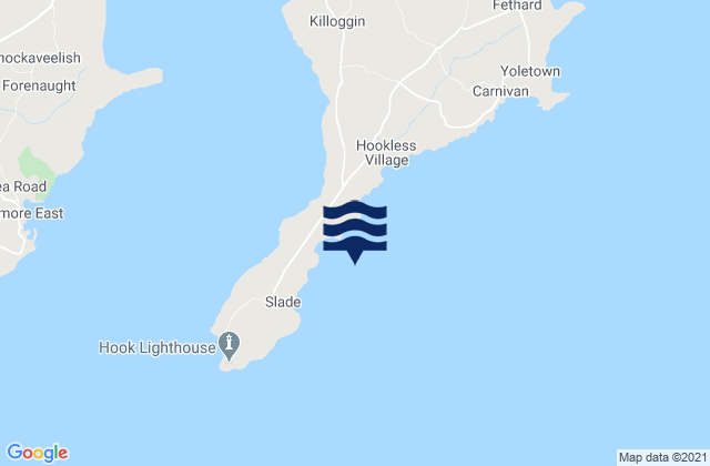 Patrick’s Bay, Irelandの潮見表地図
