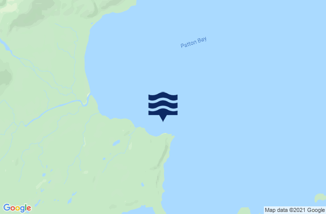 Patton Bay, United Statesの潮見表地図
