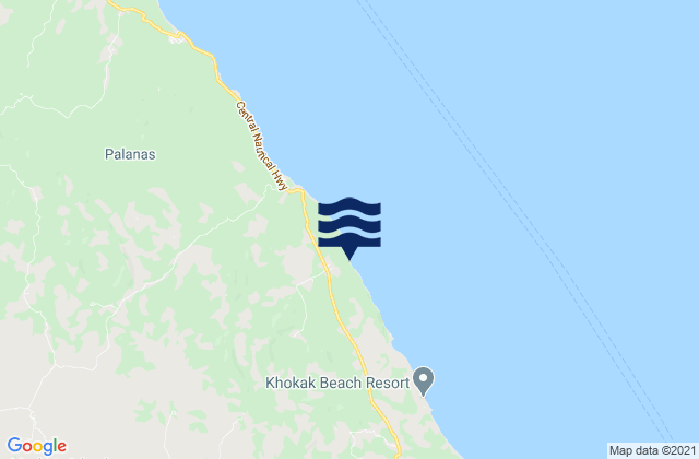 Pawican, Philippinesの潮見表地図