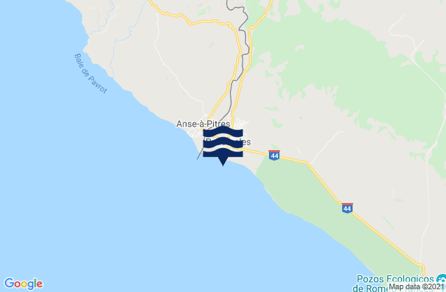 Pedernales, Dominican Republicの潮見表地図