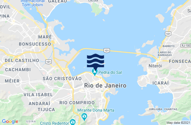 Pedra do Sal, Brazilの潮見表地図