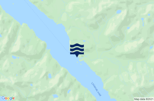 Pelican Harbor Lisianski Inlet Ak, United Statesの潮見表地図
