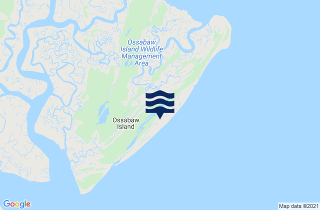Pelican Point, United Statesの潮見表地図