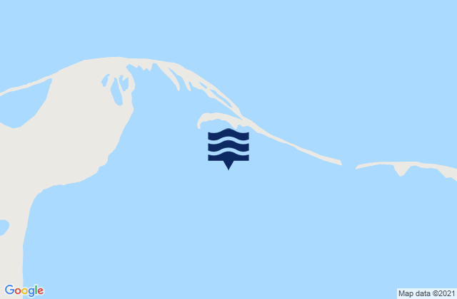 Pelly Island, United Statesの潮見表地図