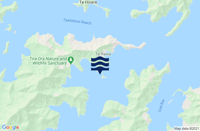 Pelorus Sound, New Zealandの潮見表地図