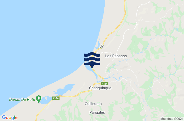 Penarol, Chileの潮見表地図