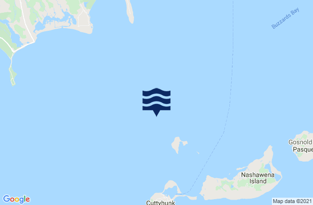 Penikese Island 0.8 mile northwest of, United Statesの潮見表地図