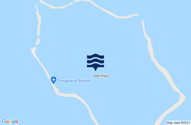 Penrhyn (Tongareva) Island, Kiribatiの潮見表地図