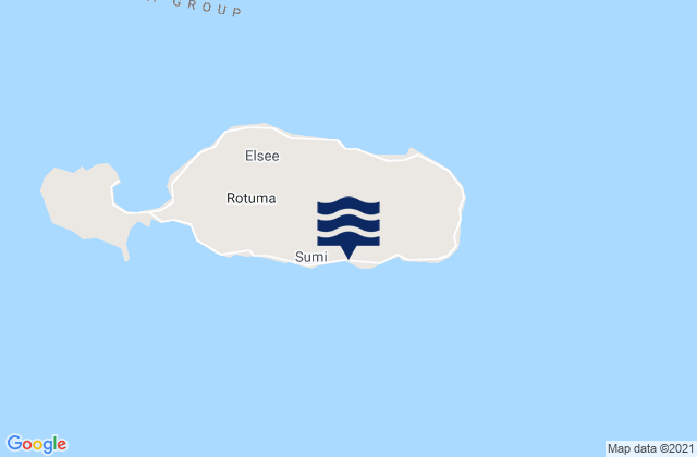 Pepjei, Fijiの潮見表地図
