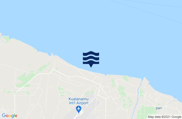 Percut, Indonesiaの潮見表地図