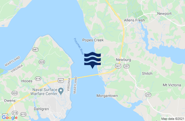 Persimmon Point, United Statesの潮見表地図