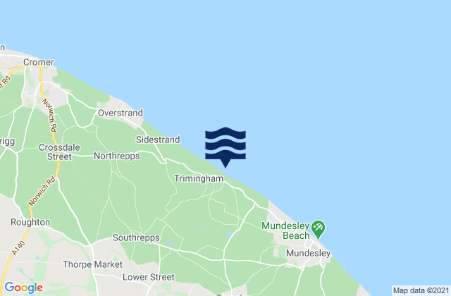 Petit Port, United Kingdomの潮見表地図