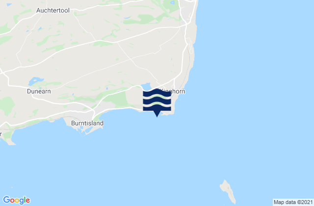 Pettycur Bay Beach, United Kingdomの潮見表地図