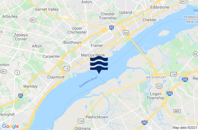 Philadelphia River, Liberiaの潮見表地図