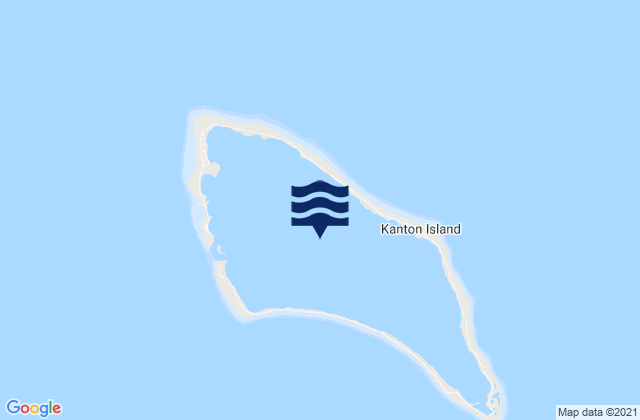 Phoenix Islands, Kiribatiの潮見表地図