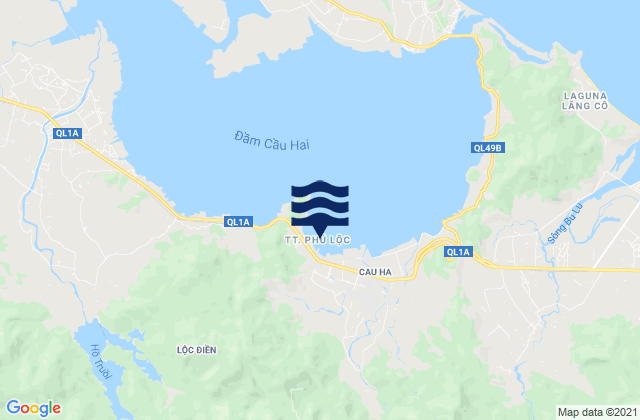 Phú Lộc, Vietnamの潮見表地図
