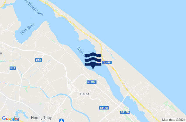Phú Vang, Vietnamの潮見表地図