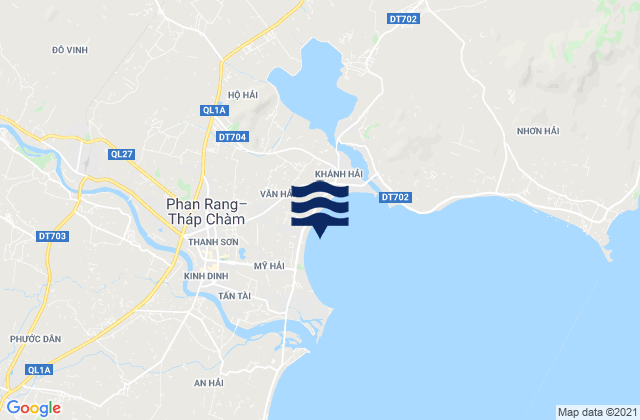 Phường Mỹ Bình, Vietnamの潮見表地図