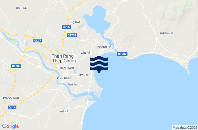 Phường Mỹ Hải, Vietnamの潮見表地図