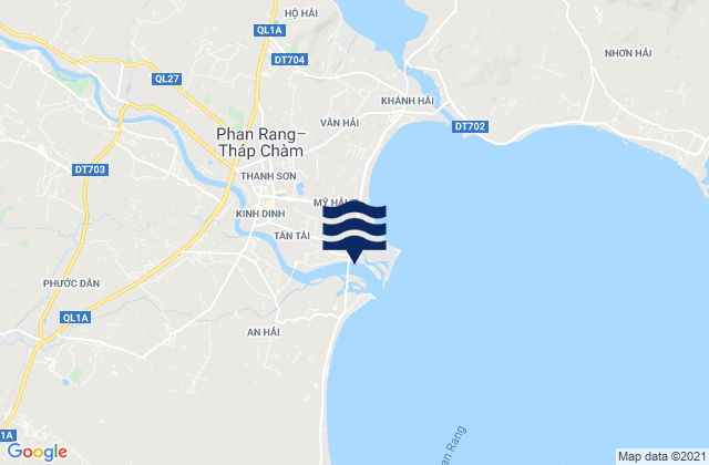 Phường Mỹ Đông, Vietnamの潮見表地図