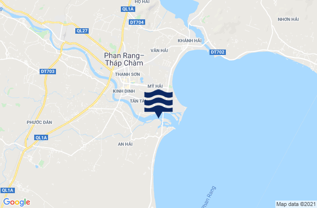 Phường Phủ Hà, Vietnamの潮見表地図