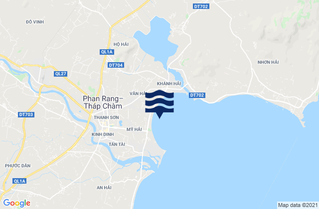 Phường Thanh Sơn, Vietnamの潮見表地図