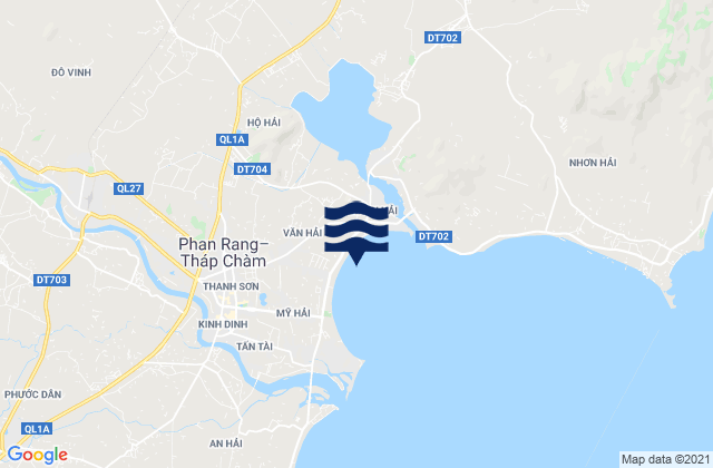 Phường Văn Hải, Vietnamの潮見表地図