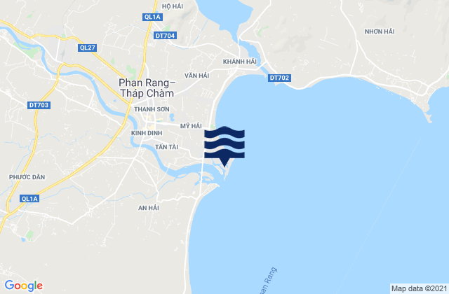 Phường Đông Hải, Vietnamの潮見表地図
