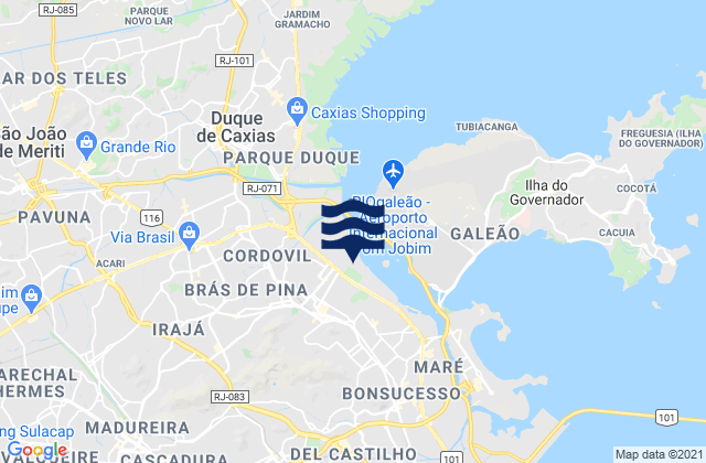 Pico da Barra, Brazilの潮見表地図