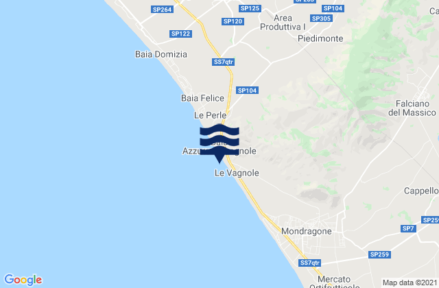 Piedimonte, Italyの潮見表地図