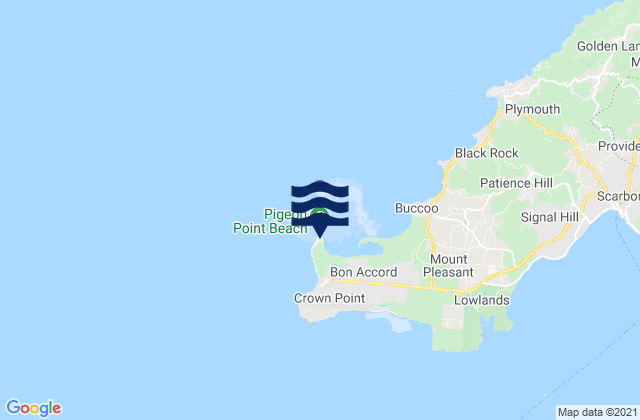 Pigeon Point, Trinidad and Tobagoの潮見表地図