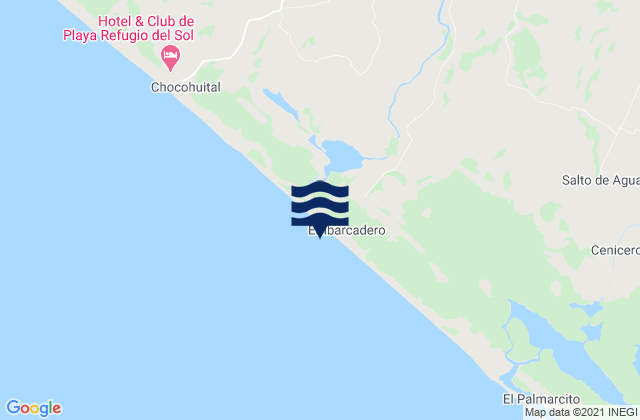 Pijijiapan, Mexicoの潮見表地図