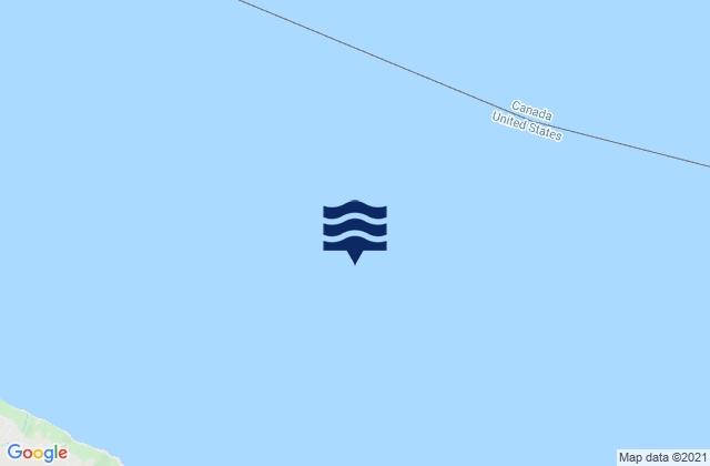 Pillar Point, Canadaの潮見表地図