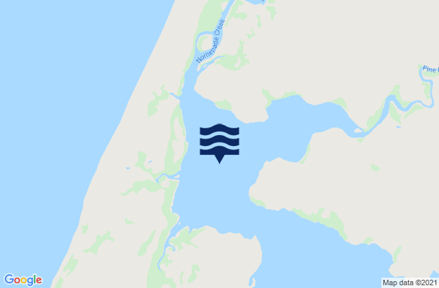 Pine River Bay, Australiaの潮見表地図