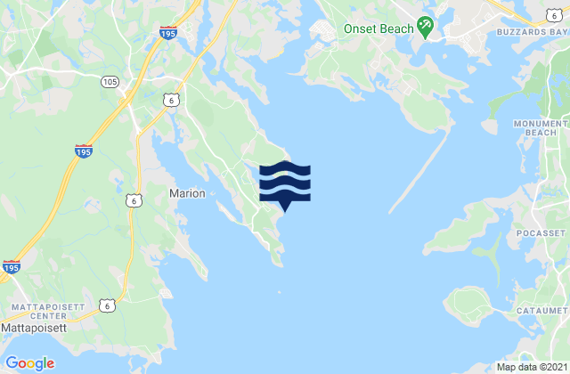 Piney Point, United Statesの潮見表地図