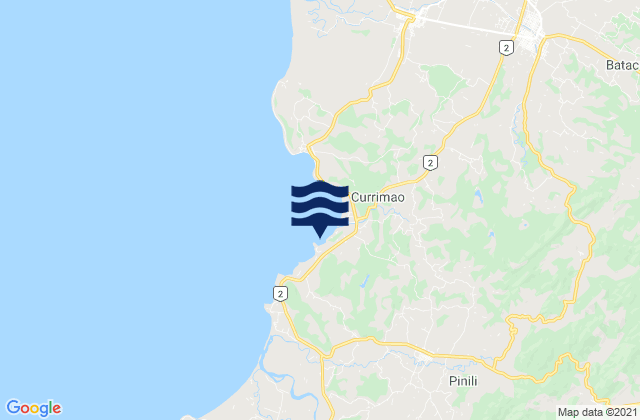 Pinili, Philippinesの潮見表地図