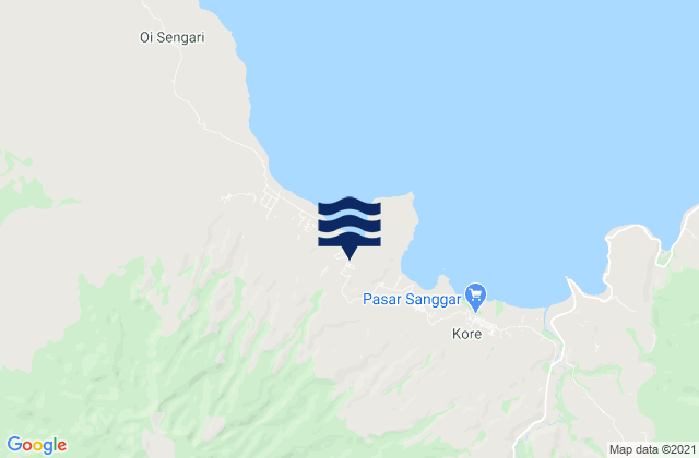 Piong, Indonesiaの潮見表地図
