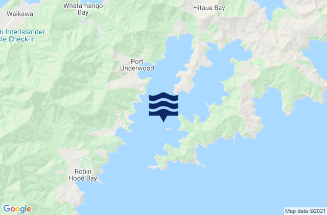 Pipi Bay, New Zealandの潮見表地図