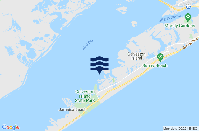 Pirates Cove, United Statesの潮見表地図