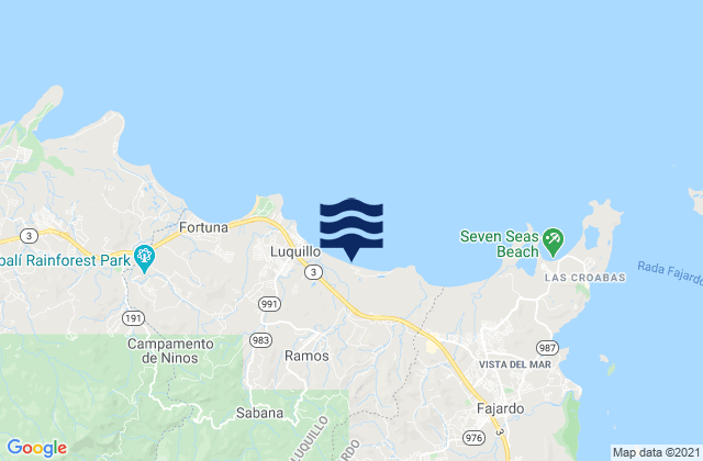 Pitahaya Barrio, Puerto Ricoの潮見表地図