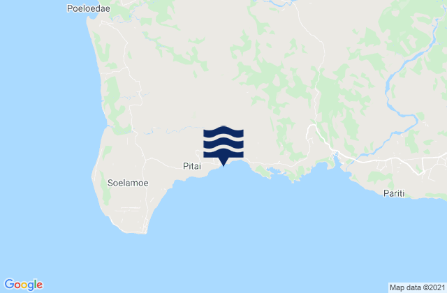 Pitai, Indonesiaの潮見表地図