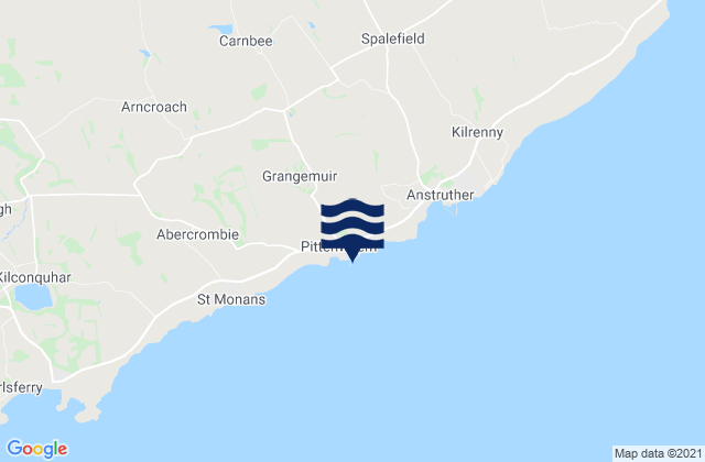 Pittenweem, United Kingdomの潮見表地図