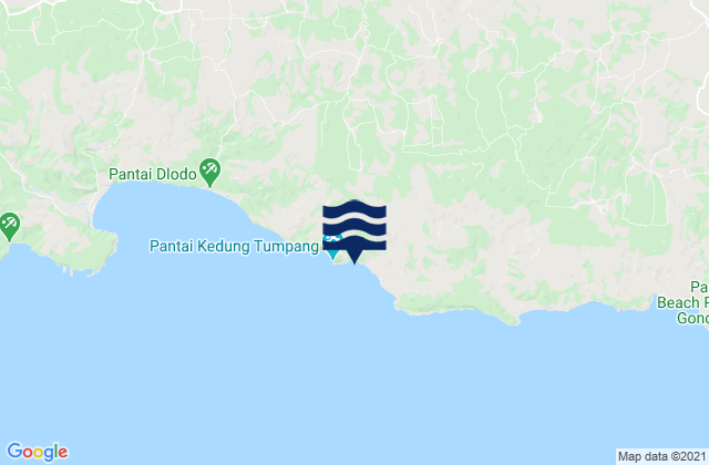 Plandirejo, Indonesiaの潮見表地図