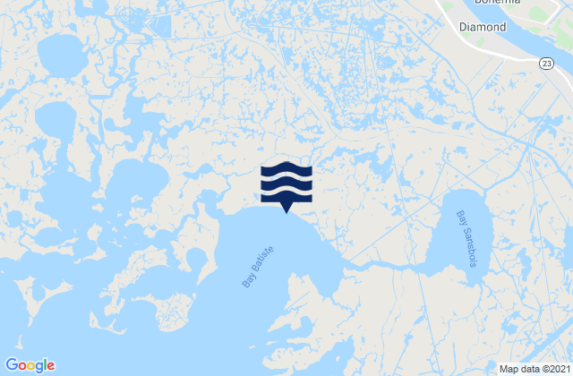 Plaquemines Parish, United Statesの潮見表地図