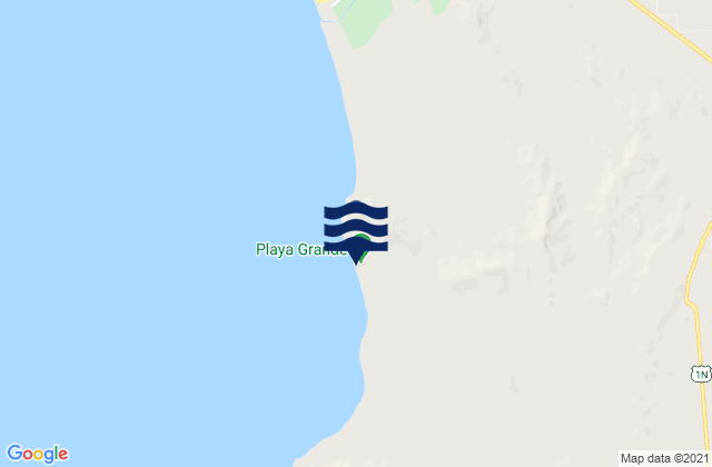 Playa Grande, Peruの潮見表地図