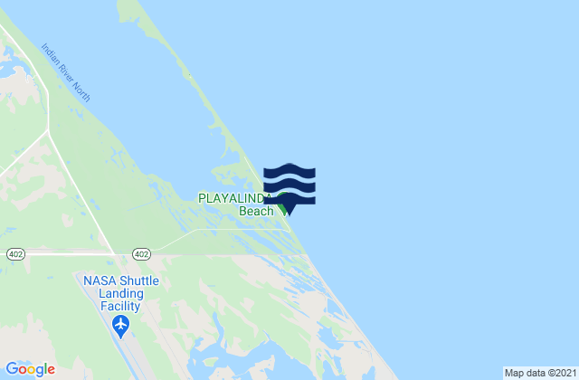 Playa Linda, United Statesの潮見表地図