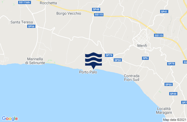 Playa Porto Palo, Italyの潮見表地図