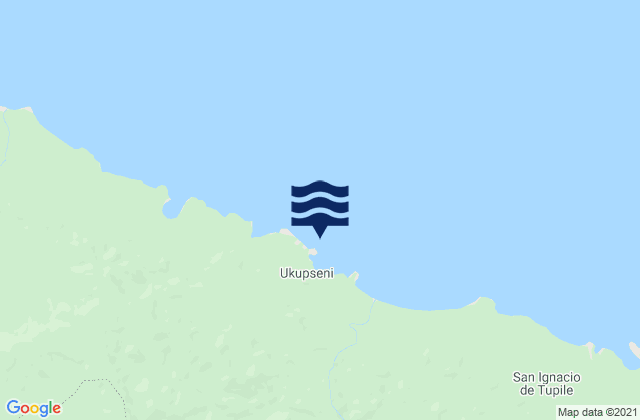 Playón Chico, Panamaの潮見表地図