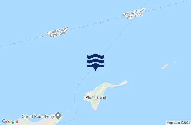 Plum Island 0.8 mile NNW of, United Statesの潮見表地図